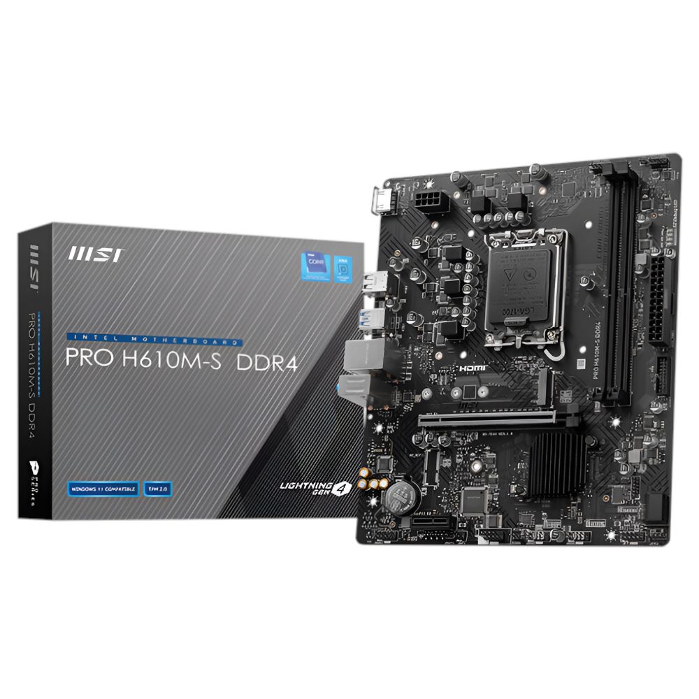  MAINBOARD MSI Pro H610M-S DDR4 (HDMI) 
