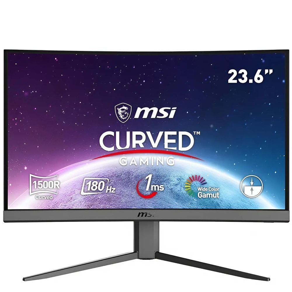  Màn hình Gaming MSI Optix G24C4 E2 24inch cong 180Hz 1ms FHD 