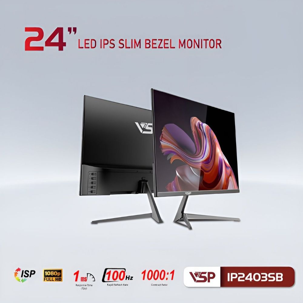 Màn hình VSP IP2403SB 24inch 100Hz 1MS IPS FHD Phẳng Đen