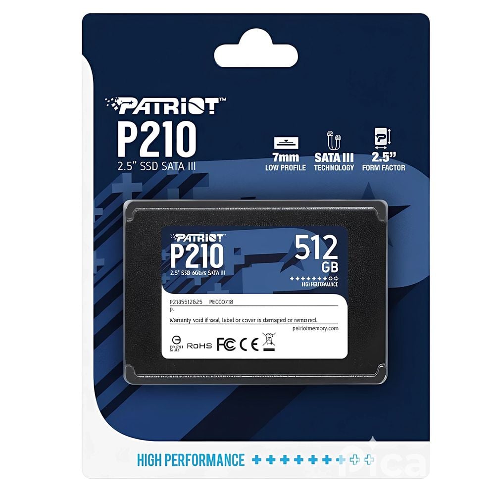 SSD 512GB PATRIOT P210 SATA3
