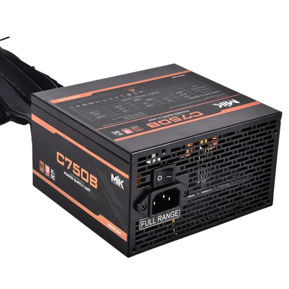  Nguồn MIK 750W C750B 80Plus Bronze 
