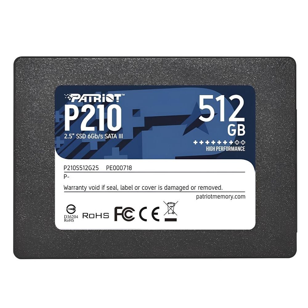 SSD 512GB PATRIOT P210 SATA3