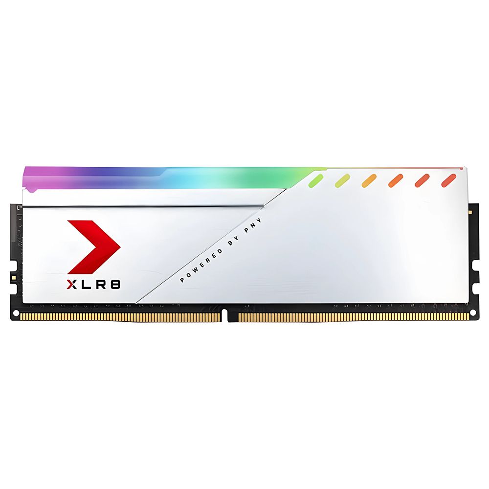  Ram PNY Udimm XLR8 RGB Silver 16GB DDR4 3200MHz (MD16GSD4320016XSRGB) 