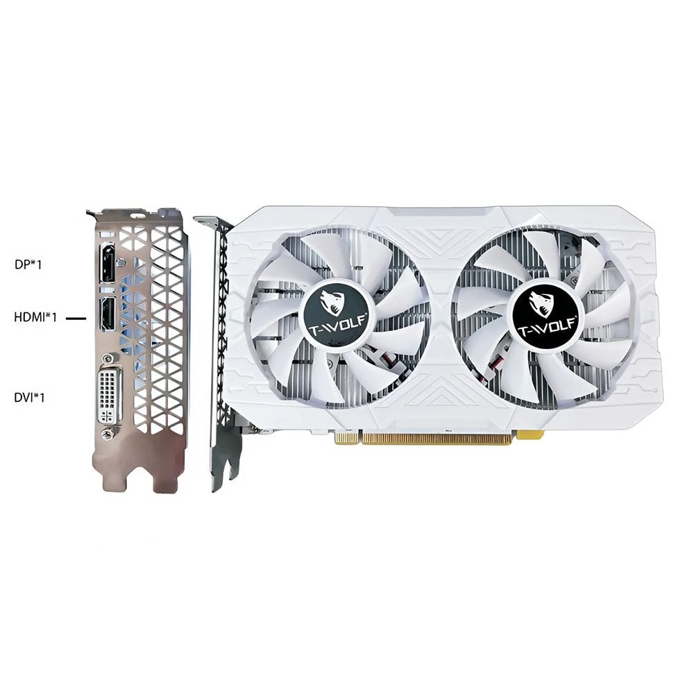 Card Màn Hình VGA T-WOLF RX 580 8GB GDDR5 White