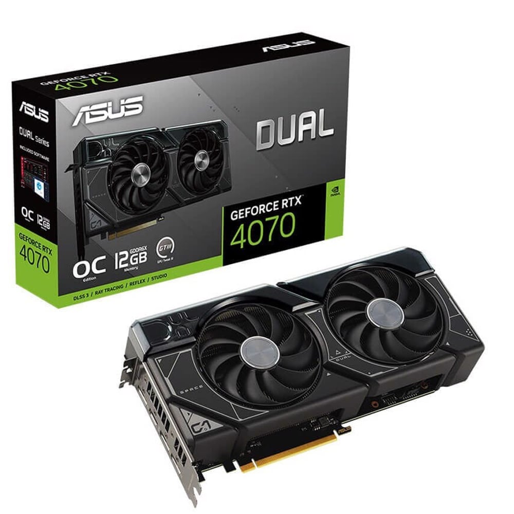 VGA Asus RTX 4070 Dual OC 12GB 2Fan (DUAL-RTX4070-O12G)