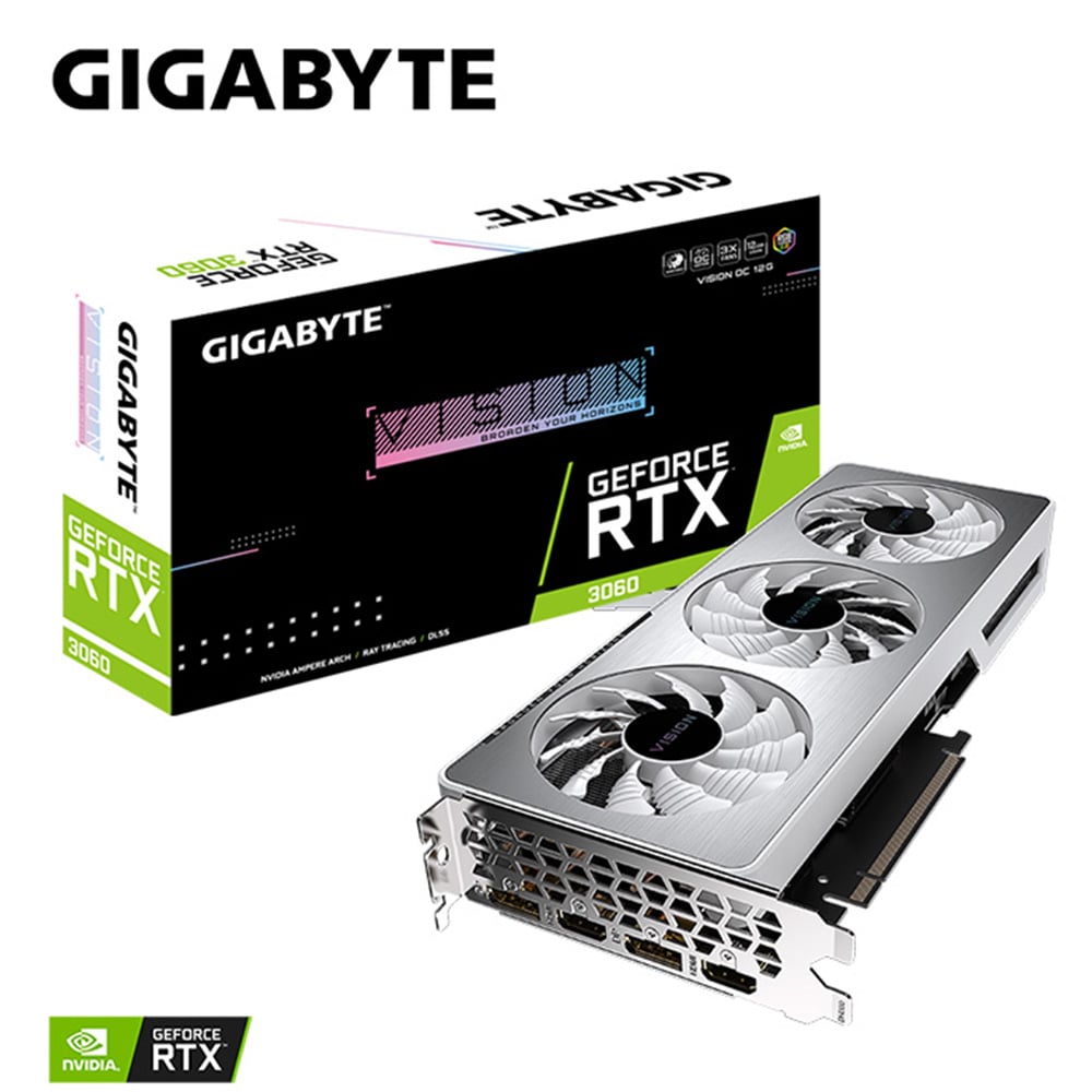 VGA GIGABYTE RTX 3060 VISION OC 12G ( GV-N3060VISION OC-12GD )