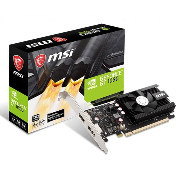  VGA GT 1030 Low Profile OC 2GB GDDR4 MSI 