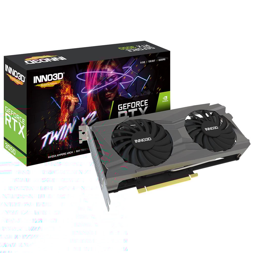 VGA INNO3D GEFORCE RTX 3050 TWIN X2 6GB GDDR6