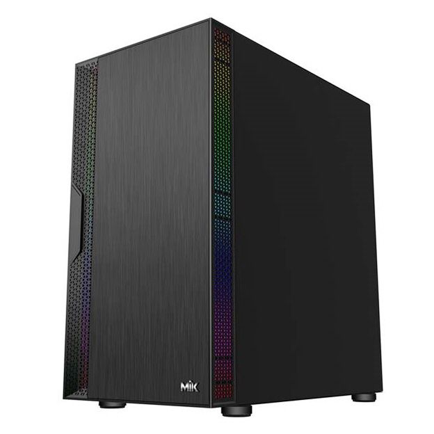 VỎ CASE MIK TM06 Black LED TRIP RGB - ĐEN