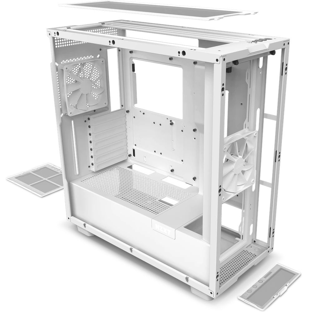 Vỏ case NZXT H7 WH/WH Base White (CM-H71BW-01)