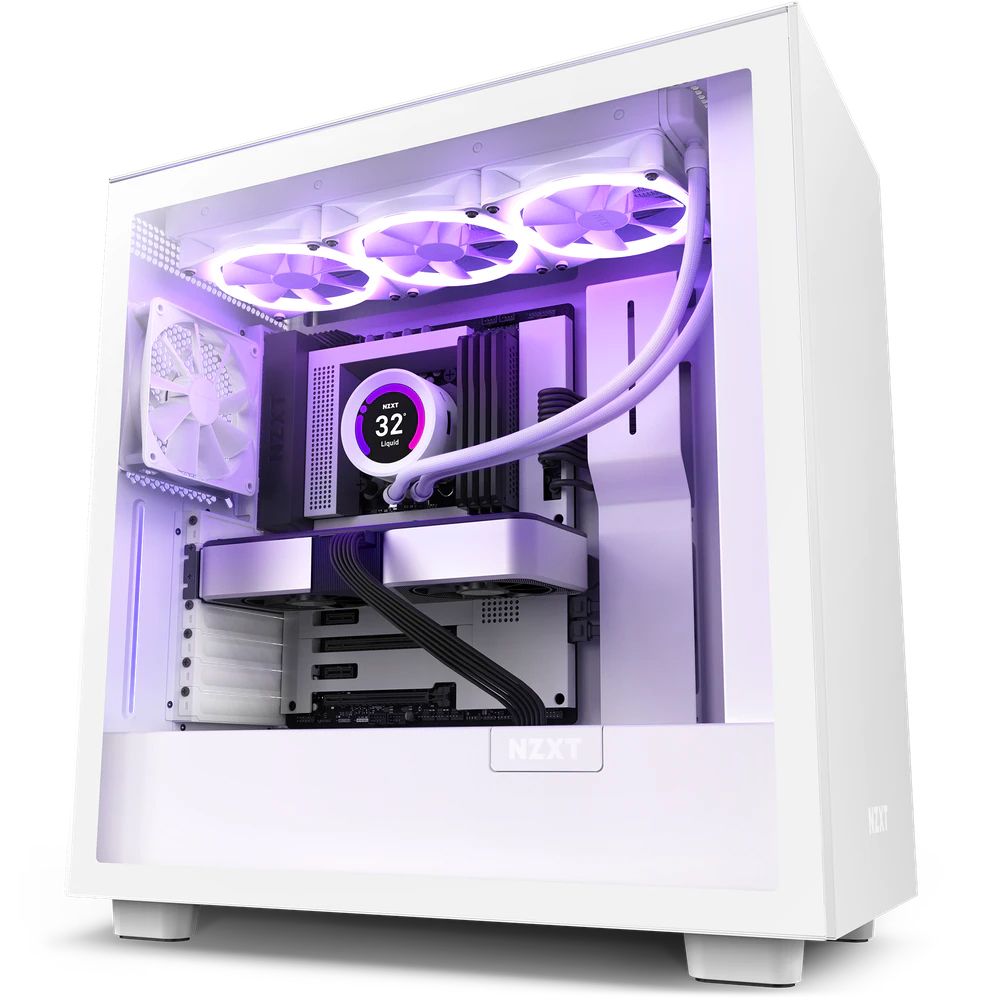 Vỏ case NZXT H7 WH/WH Base White (CM-H71BW-01)