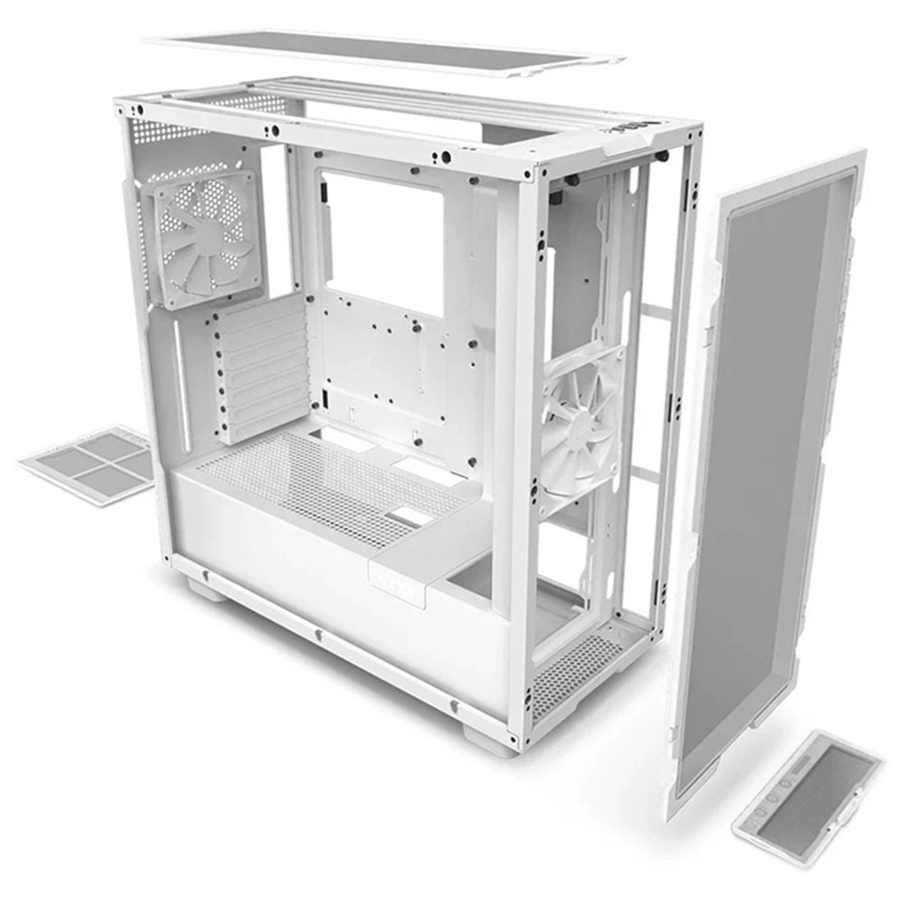 Vỏ case NZXT H7 WH/WH Flow White (CM-H71FW-01)