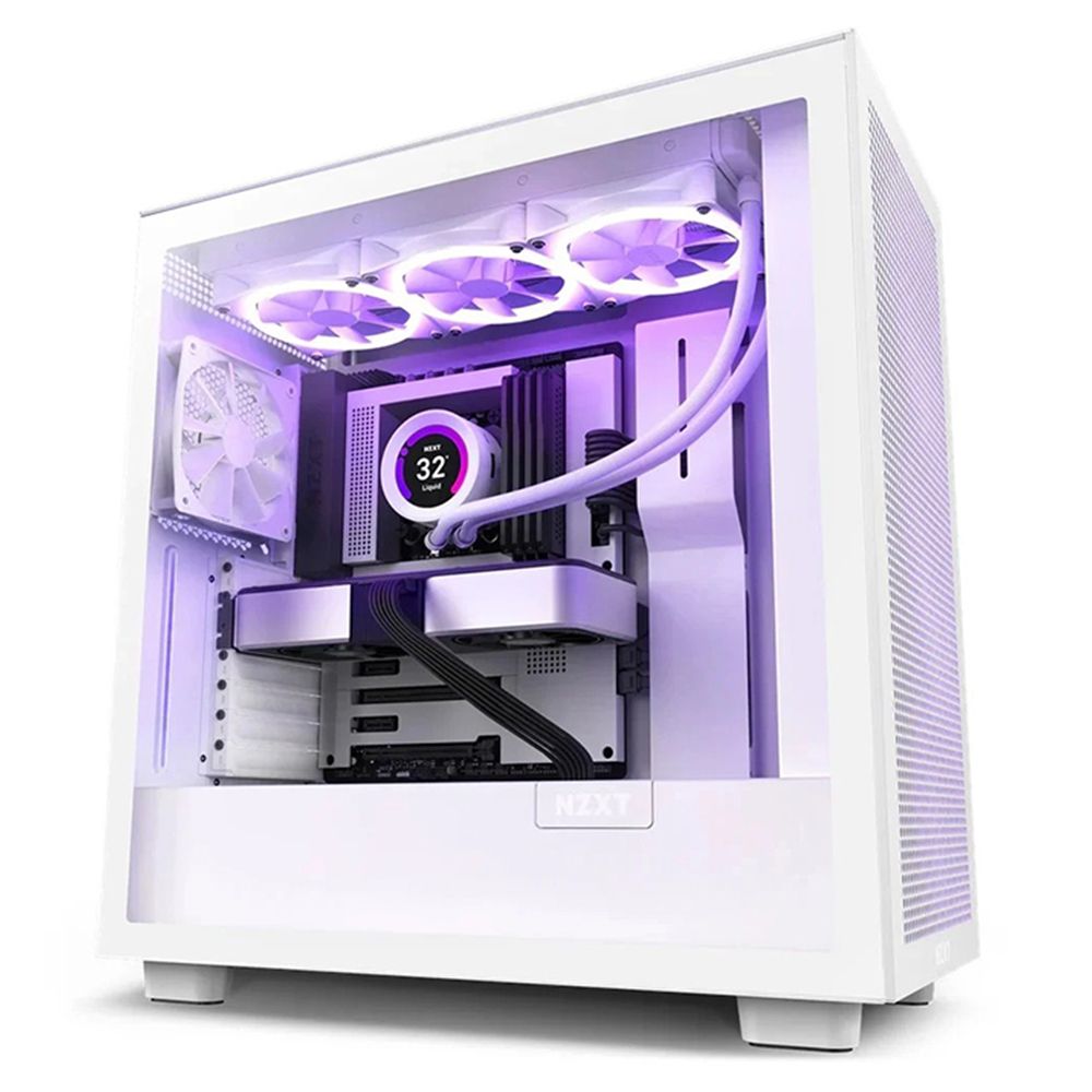 Vỏ case NZXT H7 WH/WH Flow White (CM-H71FW-01)