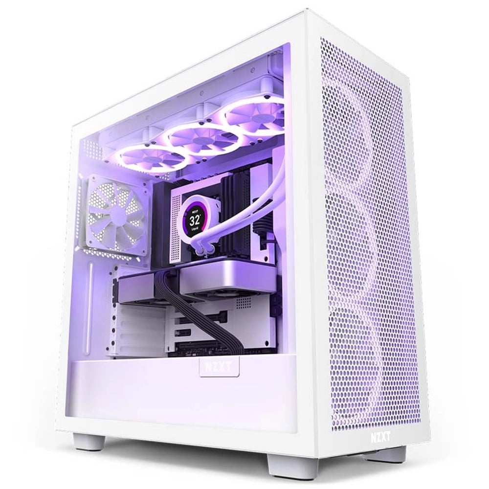 Vỏ case NZXT H7 WH/WH Flow White (CM-H71FW-01)