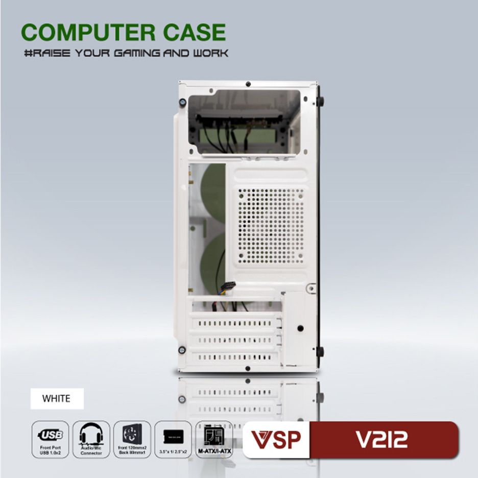 VỎ CASE VSP V212 WHITE