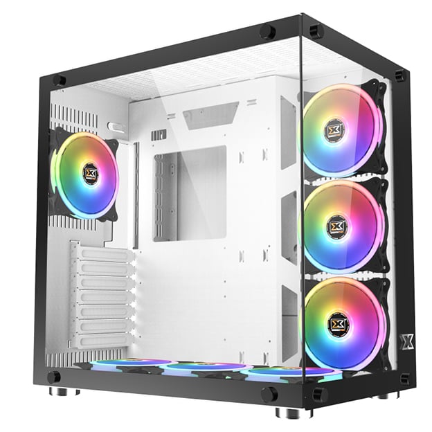 Vỏ case xigmatek AQUARIUS PLUS ARTIC - WHITE