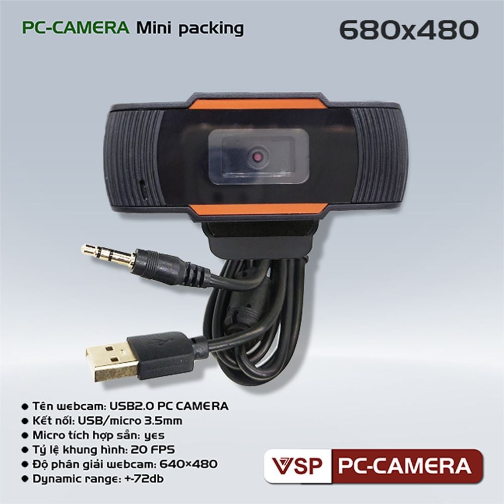 Webcam 480P PC CAMERA