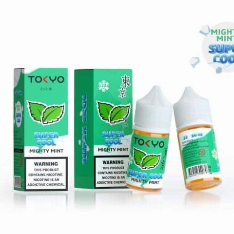 Mighty Mint ( Bạc hà lạnh ) by Tokyo Super Cool Saltnic 30ML