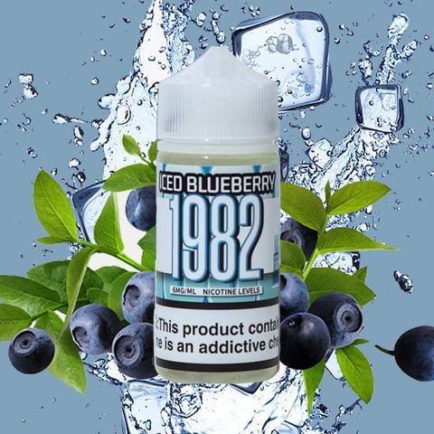 ICED BLUEBERRY ( VIỆT QUẤT LẠNH ) by 1982 Freebase 100ML