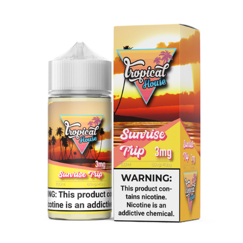  Sunrise Trip ( Dưa Gang Đào Nha Đam ) By Tropical House Freebase 100ML 