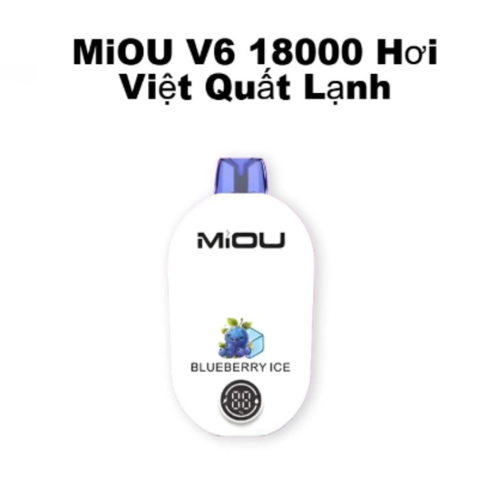  Miou V6 18000 Hơi 600mAh 20ML Pod 1 Lần Sạc Được 