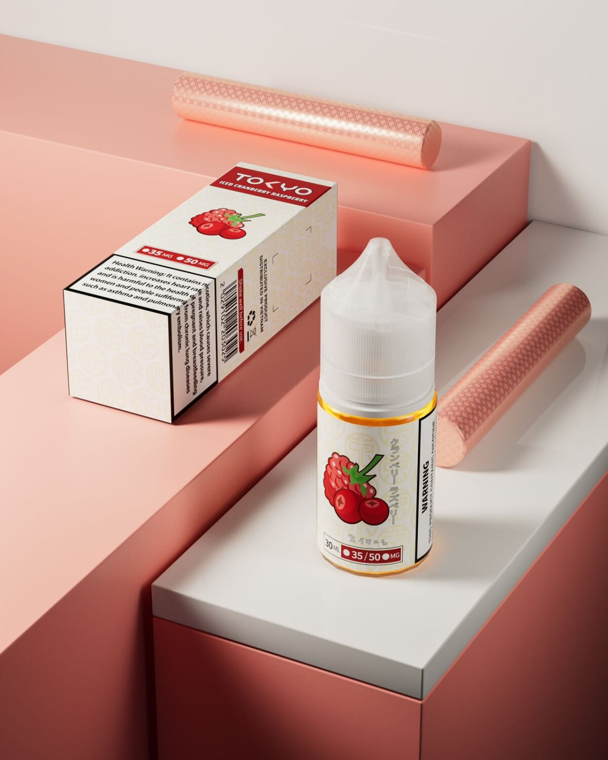 Tokyo |ced Cranberry Raspberry ( Mâm Xôi Việt Quất Lạnh ) Saltnic 30ML –  Pod Supplier