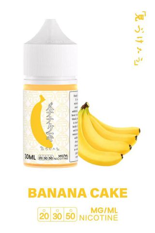 Iced Banana Cake ( Bánh Chuối Lạnh ) By Tokyo Salt Nic