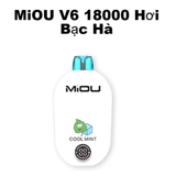 Miou V6 18000 Hơi 600mAh 20ML Pod 1 Lần Sạc Được 