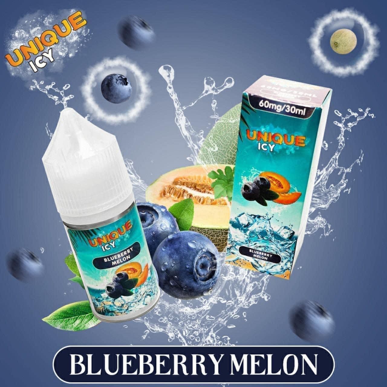  Blueberry Melon ( Việt Quất Dưa Lưới Lạnh ) By Unique Icy Salt Nic 30ML 