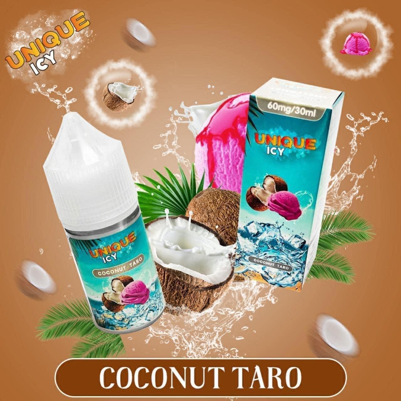  Coconut Taro ( Dừa Khoai Môn Lạnh ) By Unique Icy Salt Nic 30ML 