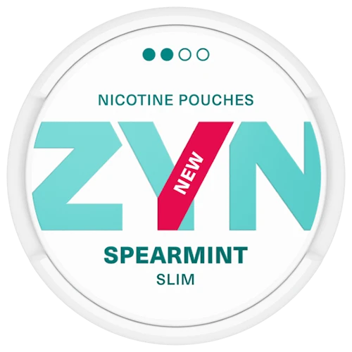 ZYN Spearmint ( Kẹo Gum Bạc Hà ) Slim 6.5mg Nicotine Pouches – White Snus NCT