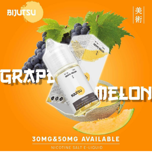 Grape Melon ( Nho Dưa Lưới Lạnh ) By Bijutsu Saltnic 30ML 