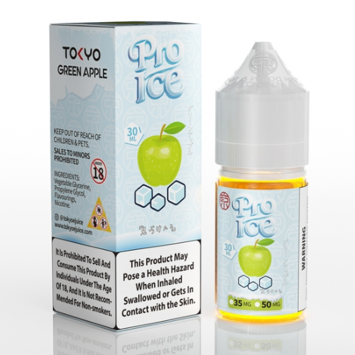  Green Apple Ice ( Táo Xanh Lạnh ) By Tokyo Pro Ice Salt Nic 