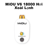  Miou V6 18000 Hơi 600mAh 20ML Pod 1 Lần Sạc Được 