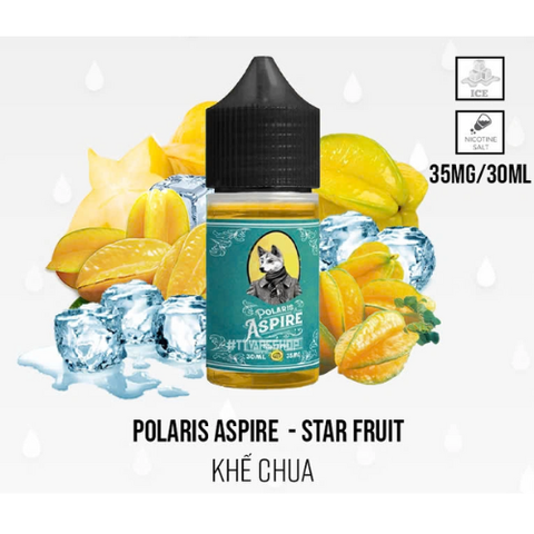  Star Fruit ( Khế ) By Aspire Polaris Salt Nic 30ML 