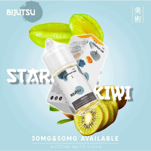  Starfruit Kiwi ( Khế Kiwi Lạnh ) By Bijutsu Saltnic 30ML 