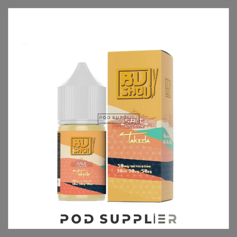 TAKEDA ( Chuối Xoài Cam Lạnh ) By Bushou Salt Nic 30ML