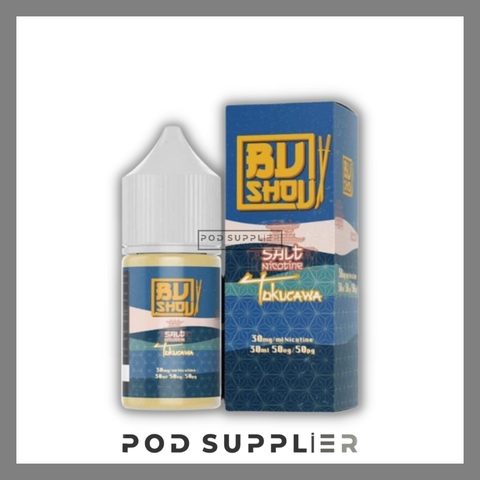 TOKUCAWA ( Chuối Cốm Lạnh ) By Bushou Salt Nic 30ML