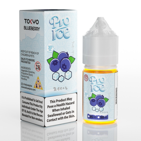  Blueberry Ice ( Việt Quất Lạnh ) By Tokyo Pro Salt Nic 