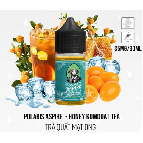  Honey Kumquat Tea ( Trà Quất Mật Ong ) By Aspire Polaris Salt Nic 30ML 