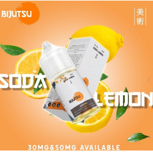  Soda Lemon ( Soda Chanh Lạnh ) By Bijutsu Saltnic 30ML 