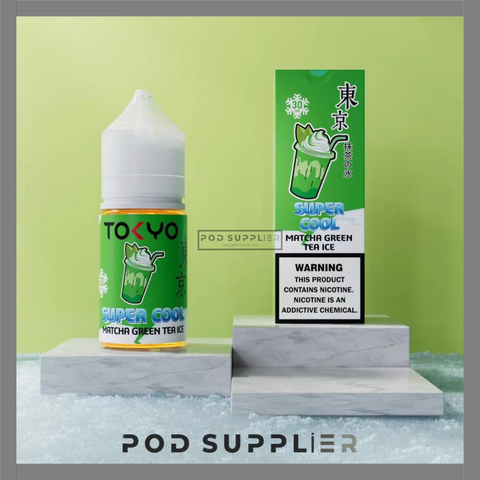 Matcha Green Tea Ice ( Matcha Trà Xanh lạnh ) by Tokyo Super Cool Saltnic 30ML