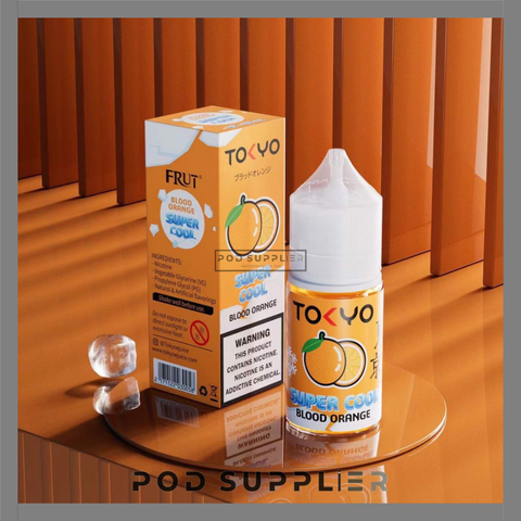 Blood Orange Ice ( Nước Ép Cam lạnh ) by Tokyo Super Cool Saltnic 30ML