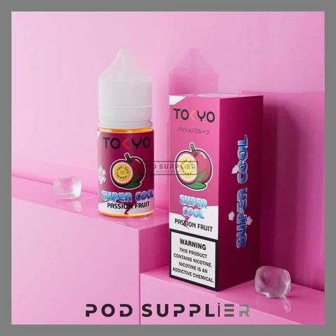 Passion Fruit Ice ( Chanh Dây lạnh ) by Tokyo Super Cool Saltnic 30ML