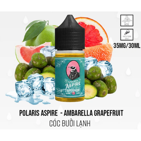  Ambarella Grapefruit ( Cóc Bưởi ) By Aspire Polaris Salt Nic 30ML 