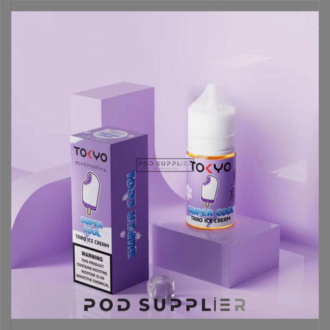 Taro Ice Cream ( Kem Khoai Môn lạnh ) by Tokyo Super Cool Saltnic 30ML