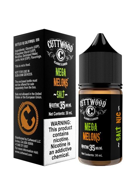  MEGA MELONS ( Hoa Quả Nhiệt Đới ) By CUTTWOOD SALT NIC 30ML 