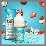  Strawberry Coconut ( Dâu Dừa Lạnh ) By Vladdin Salt Nic 30ML 