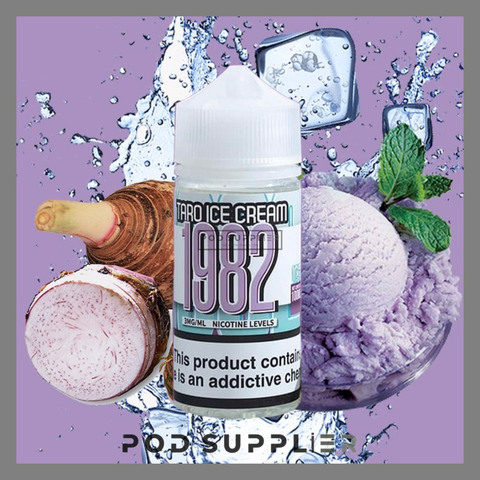 TARO ICE CREAM ( KEM KHOAI MÔN LẠNH ) by 1982 Freebase 100ML