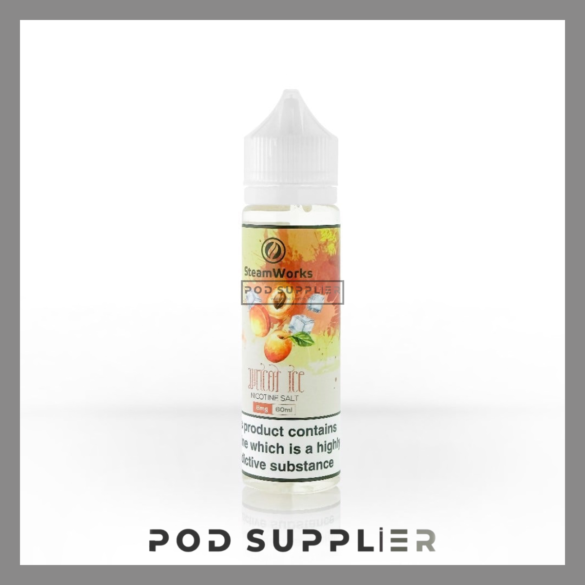  Apricot Ice ( Mơ Lạnh ) By Steamworks Freebase 60ML 